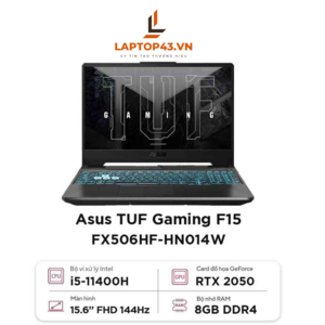 TUF FX506HF-HN014W core i5-11400H/ Ram 8gb/ SSD 512gb/ RTX2050/ 15.6FHD 144Hz/ FullAC tại Đà Nẵng