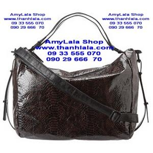 Túi BCBGeneration màu Nâu Chocolate viền đen nổi 3D (Made in USA) - 0933555070 - 0902966670 -