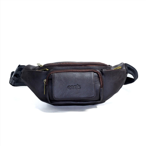 Túi đeo chéo CNT unisex TĐX43 đeo được 2 kiểu Nâu