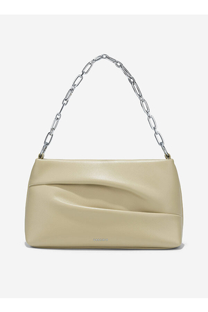 Túi đeo vai gấp nếp phối quai xích