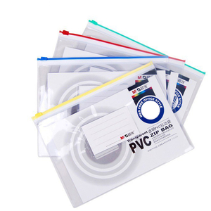 Túi đựng hồ sơ -khóa zipper ,nhựa dẻo PVC A5 – A4
