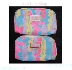 Túi đựng mỹ phẩm Estee Lauder hoa văn tươi trẻ - 0902966670 - 0933555070