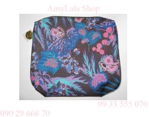 Túi đựng mỹ phẩm Estee Lauder vải hoa - 0902966670 - 0933555070