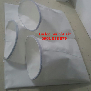 Túi lọc bụi bột sắt |Túi lọc bụi Polyester 500g/m2