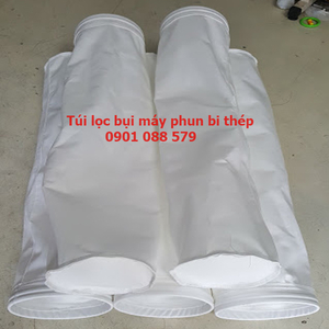 Túi lọc bụi polyester máy phun bi thép