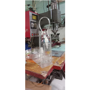 Túi nhựa PVC trong suốt đựng bộ mỹ phẩm có quai ống và nút bấm