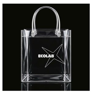 Mẫu túi nhựa PVC trong suốt in logo ECOLAB tham khảo thiết kế thương hiệu