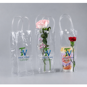 Túi Nhựa PVC Trong Suốt Quai Ống