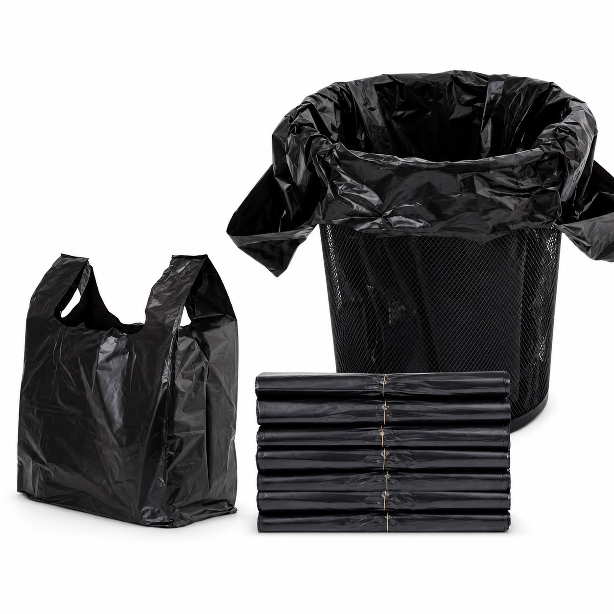 Túi nilon đen các size dày ,dai, bền