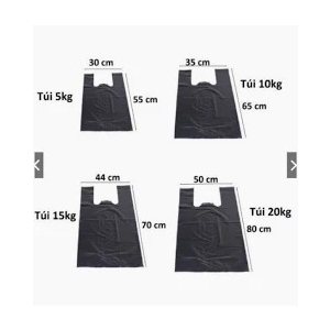 Túi nilon đen các size dày ,dai, bền