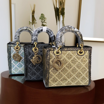 TÚI XÁCH NỮ CHAUXUNEL DORIS PYTHON DIAMONG 7319