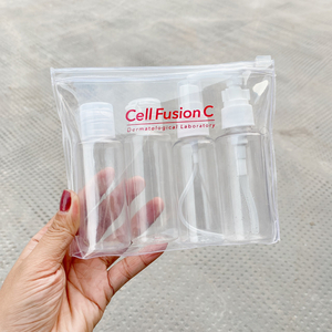 Túi PVC Zipper Mỹ Phẩm, dùng màng nhựa dẻo trong suốt nâng cao thương hiệu doanh nghiệp