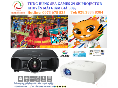 Cuồng nhiệt cùng Sea Games 29 với máy chiếu siêu rẻ