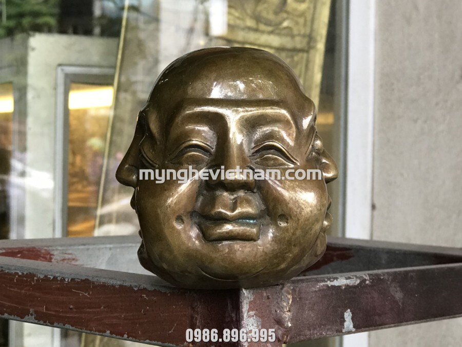 Tượng bốn mặt hỉ nộ ai lạc để bàn làm việc đk 10cm
