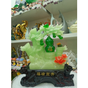 Tượng bụi tre hô lô xanh ngọc