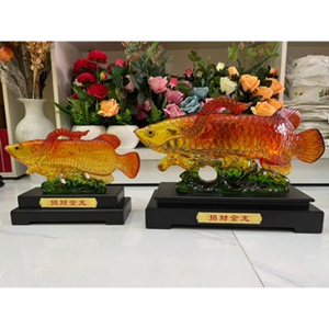 Tượng cá rồng dây đồng tiền