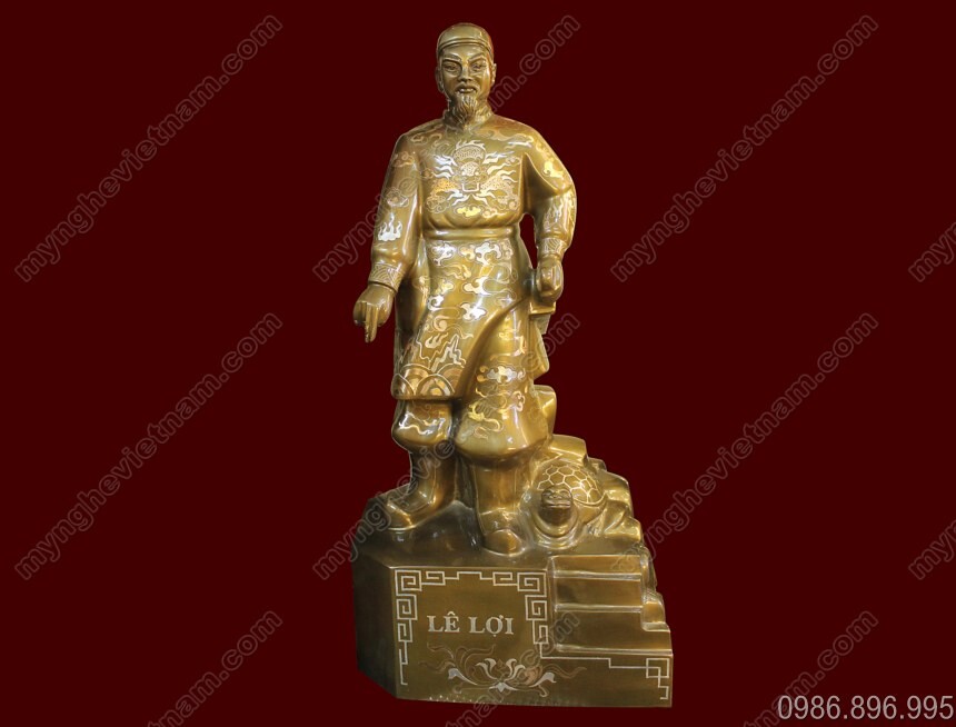 Tượng Lê Lợi đúc đồng đỏ, tượng đồng danh nhân Việt Nam
