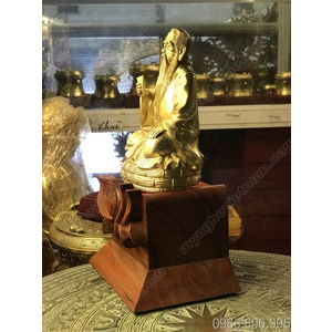 Tượng Hải Thượng Lãn Ông Lê Hữu Trác cao 25cm bằng đồng