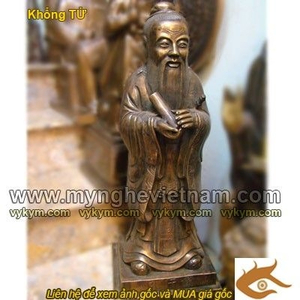 Tượng Khổng Tử, Lão Tử, tượng đúc bằng đồng