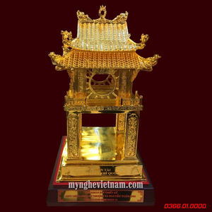Tượng Khuê Văn Các cao 35cm mạ vàng 24k cao cấp