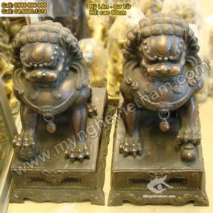 Tượng nghê đồng phong thủy, nghê dẵm cầu dẵm con