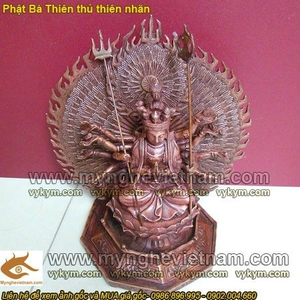 Tượng Phật bà nghìn mắt nghìn tay, phật bà thiên thủ thiên nhãn 25cm