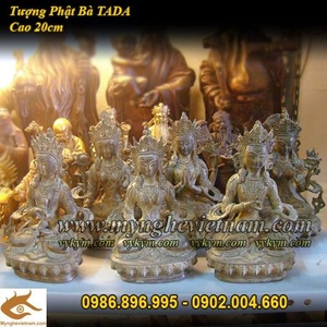 Tượng Phật kim cang đát tỏa cầm chày kim cang cao 20cm