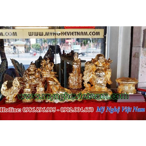 Tượng Phật mạ vàng trang trí nội thất