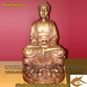 Tượng phật Thích Ca cao 45cm, tượng đồng thờ cúng