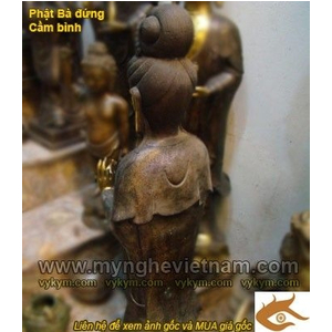 Tượng quan âm bồ tát cao 105cm bằng đồng giả cổ