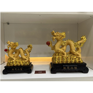 tượng rồng nằm vàng