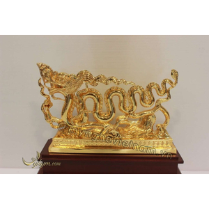 Tượng rồng thời lý mạ vàng 24k