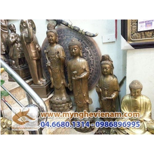 Tượng Tây phương tam thánh cao 105cm