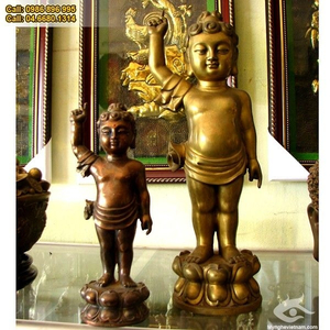 Tượng Thích ca mâu ni Phật Đản sanh chỉ thiên chỉ địa