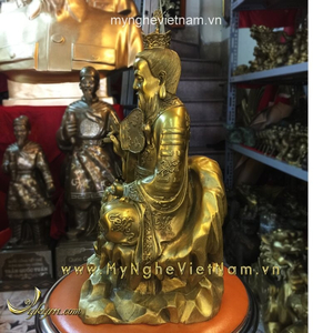Tượng Thái Thượng lão quân ngồi cao 40cm