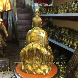Tượng Thái Thượng lão quân ngồi cao 40cm