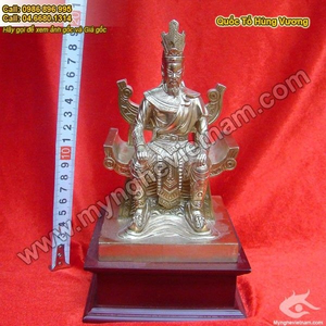 Tượng Vua Hùng bằng đồng 20cm