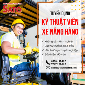 [TUYỂN DỤNG] NHÂN VIÊN KỸ THUẬT XE NÂNG
