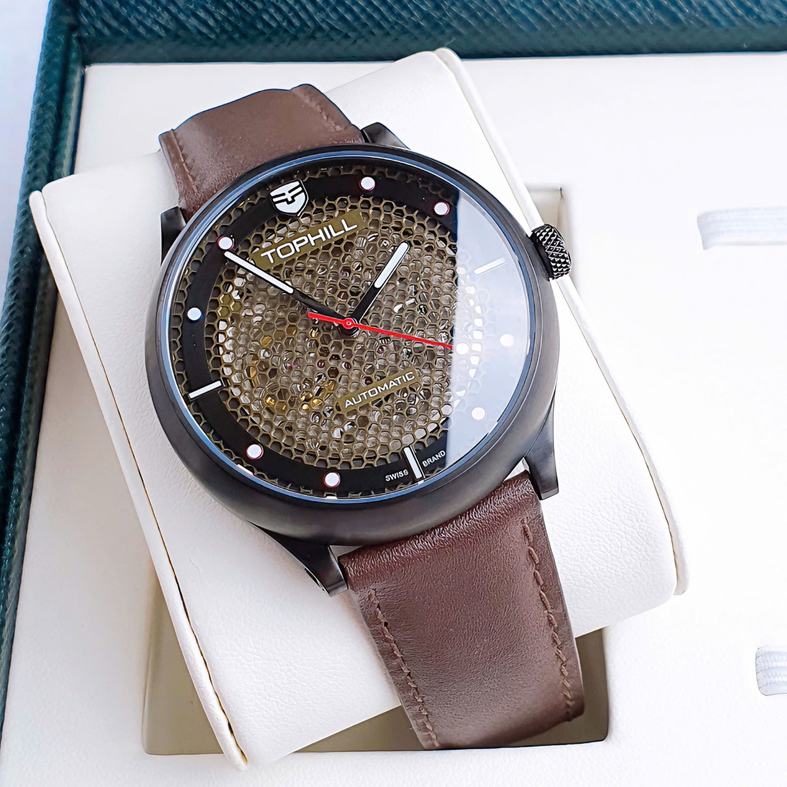 Đồng hồ nam tự động TOPHILL TV002G chính hãng