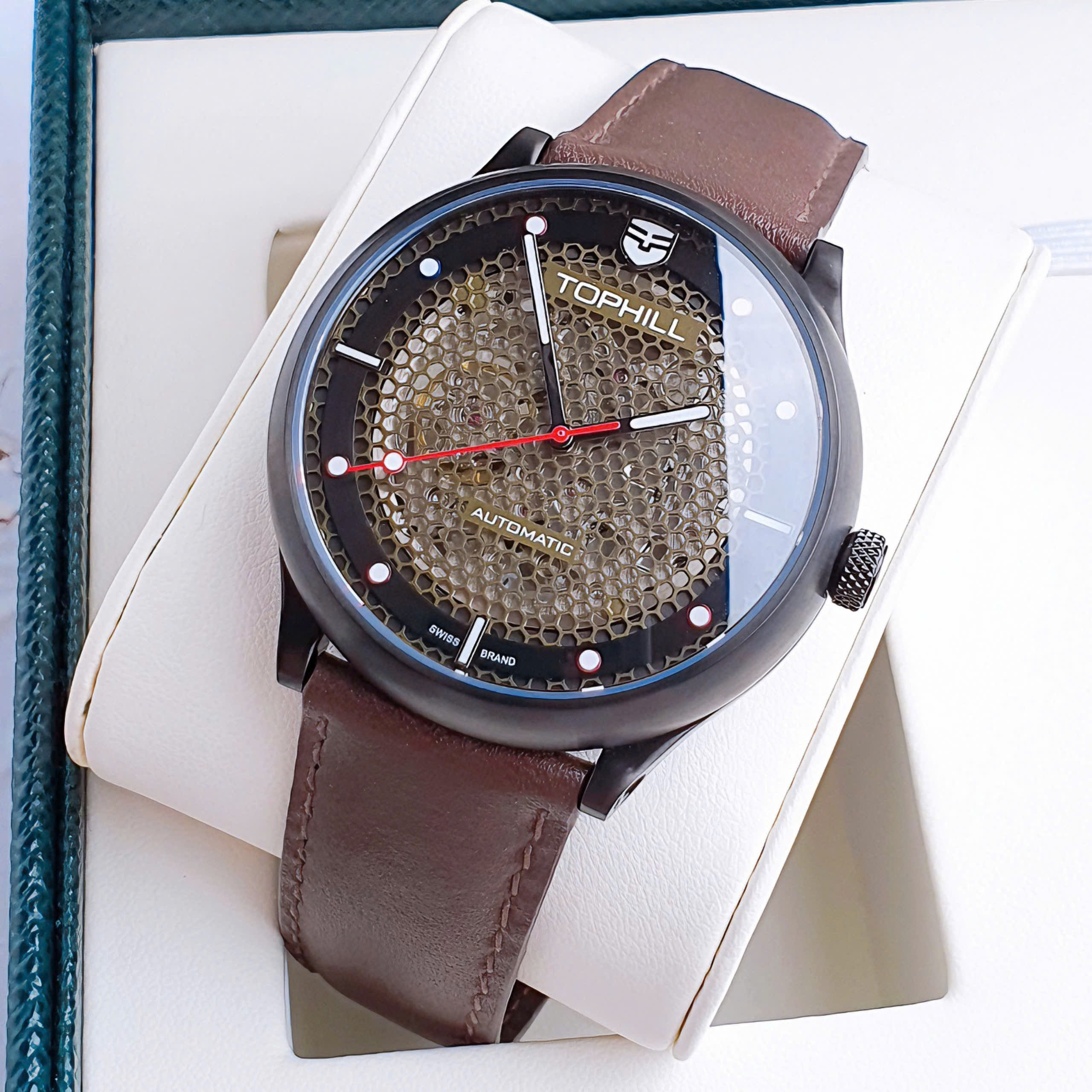 Đồng hồ nam tự động TOPHILL TV002G chính hãng