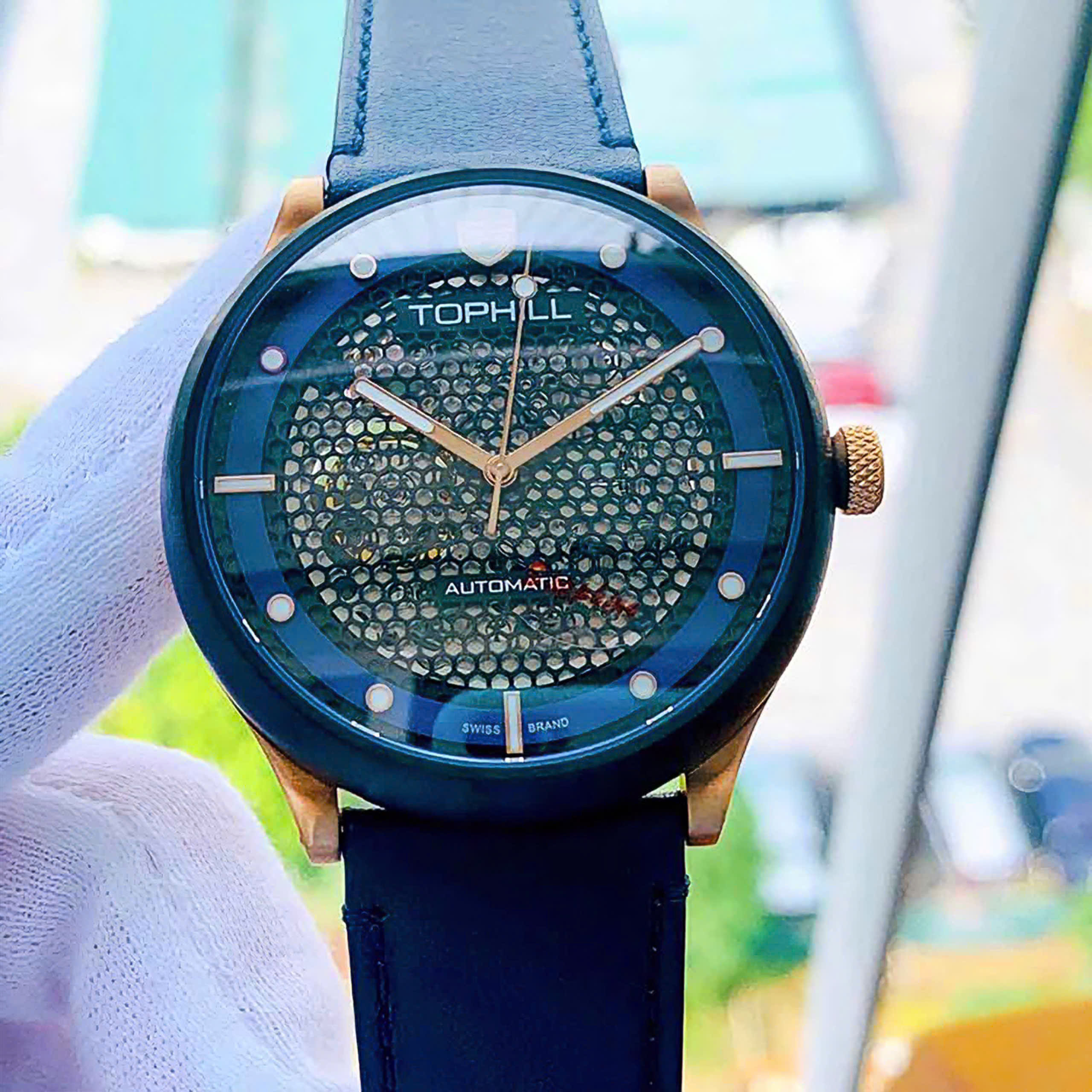 Đồng hồ nam tự động TOPHILL TV002G chính hãng