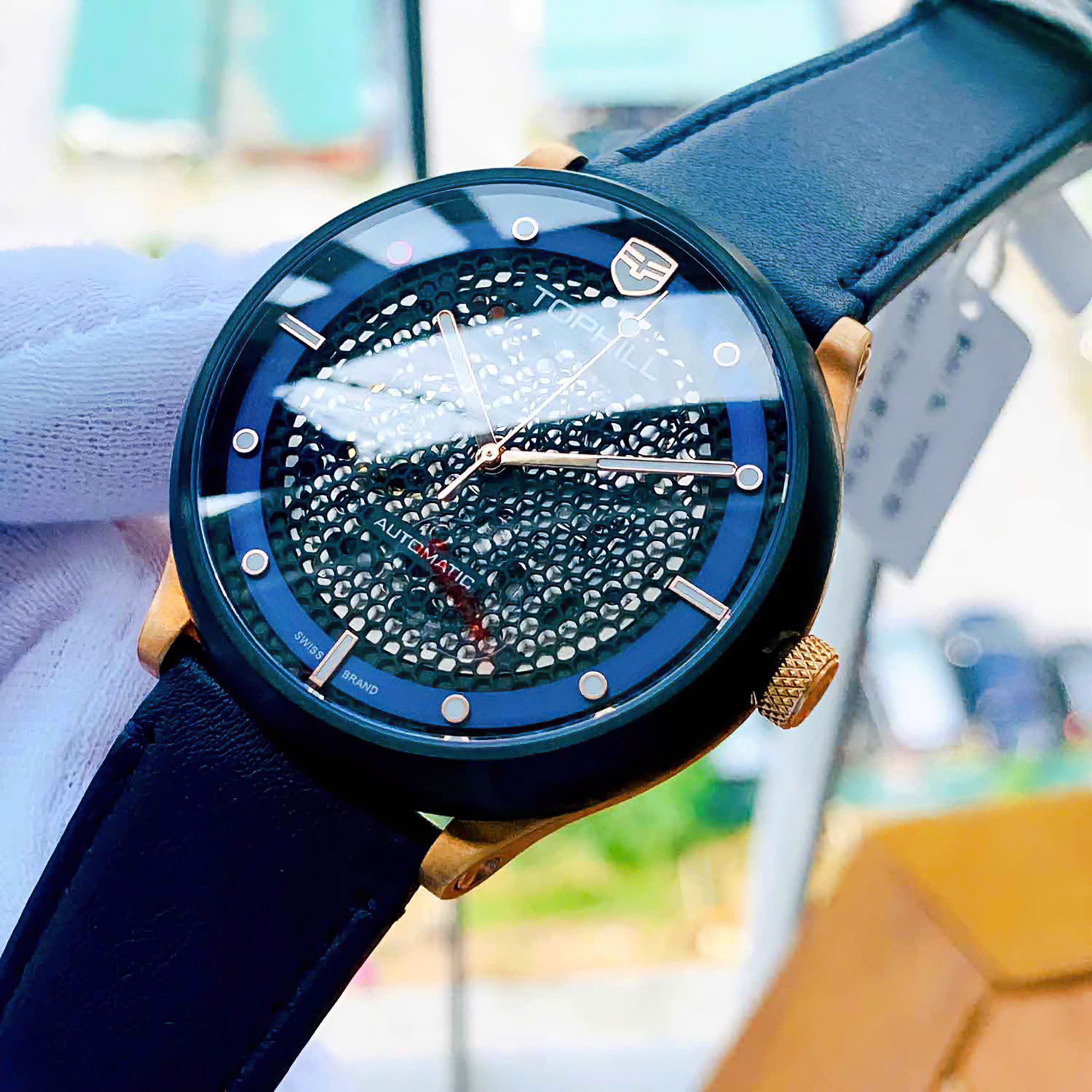 Đồng hồ nam tự động TOPHILL TV002G chính hãng