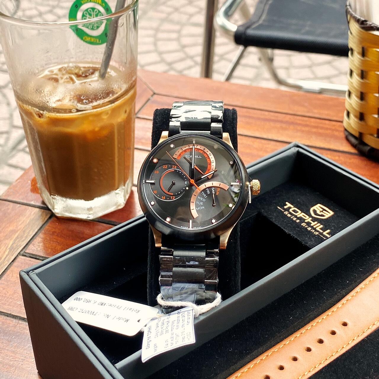 Đồng Hồ Nam Tophill Thụy Sĩ TV007G Chính Hãng