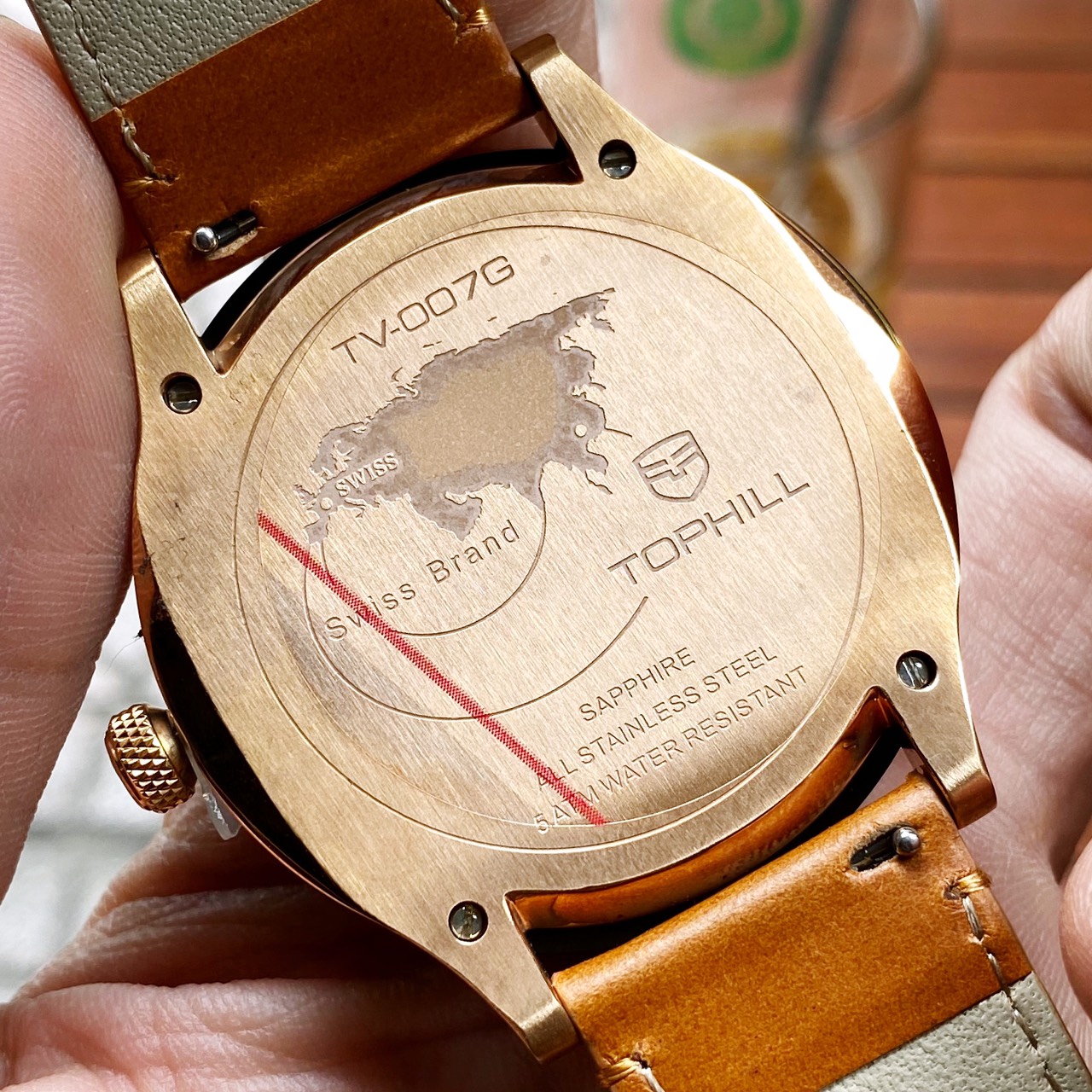 Đồng Hồ Nam Tophill Thụy Sĩ TV007G Chính Hãng