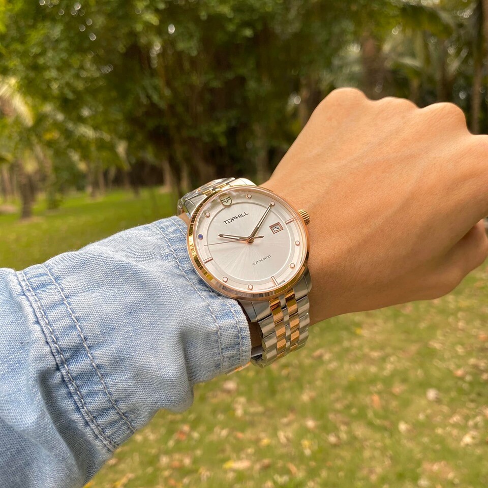 Đồng hồ nam tự động TOPHILL TW073G-AAW chính hãng