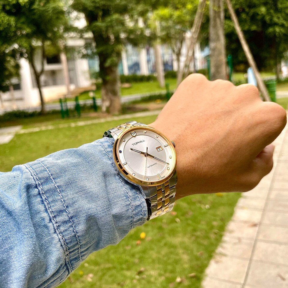 Đồng hồ nam tự động TOPHILL TW073G-AAW chính hãng