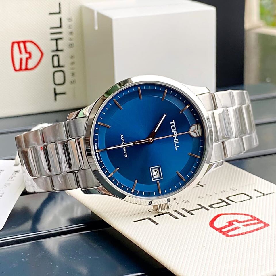 Đồng hồ nam tự động TOPHILL TW076G.SSU chính hãng
