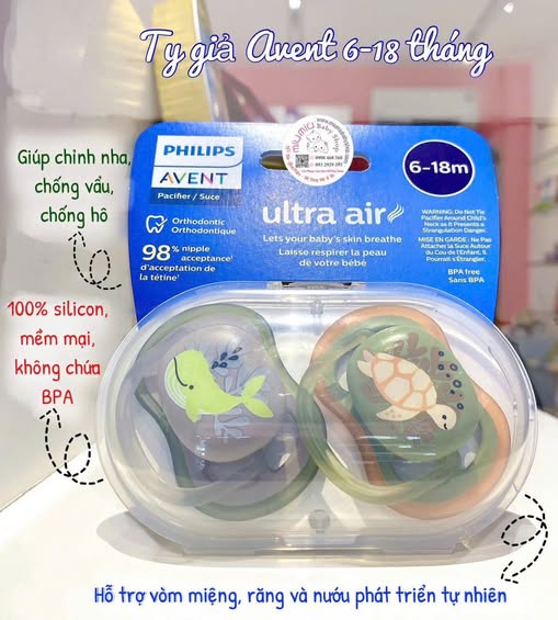 Ty giả Avent 6-18 tháng