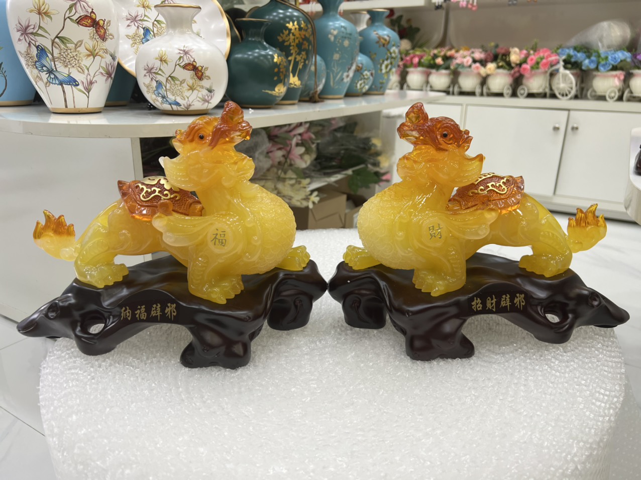 Cặp tỳ hưu màu ngọc