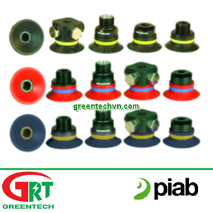 9906870 | Suction cup U20 HNBR, G1/8 male/M5 female, with dual flow control valve | Piab Vietnam